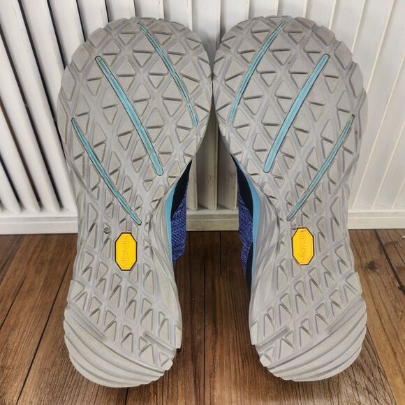 Merrell MAG-9 Womens Sz 9.5 Purple Black Knit Vibram Trail Running Shoes J16564 - Picture 5 of 7